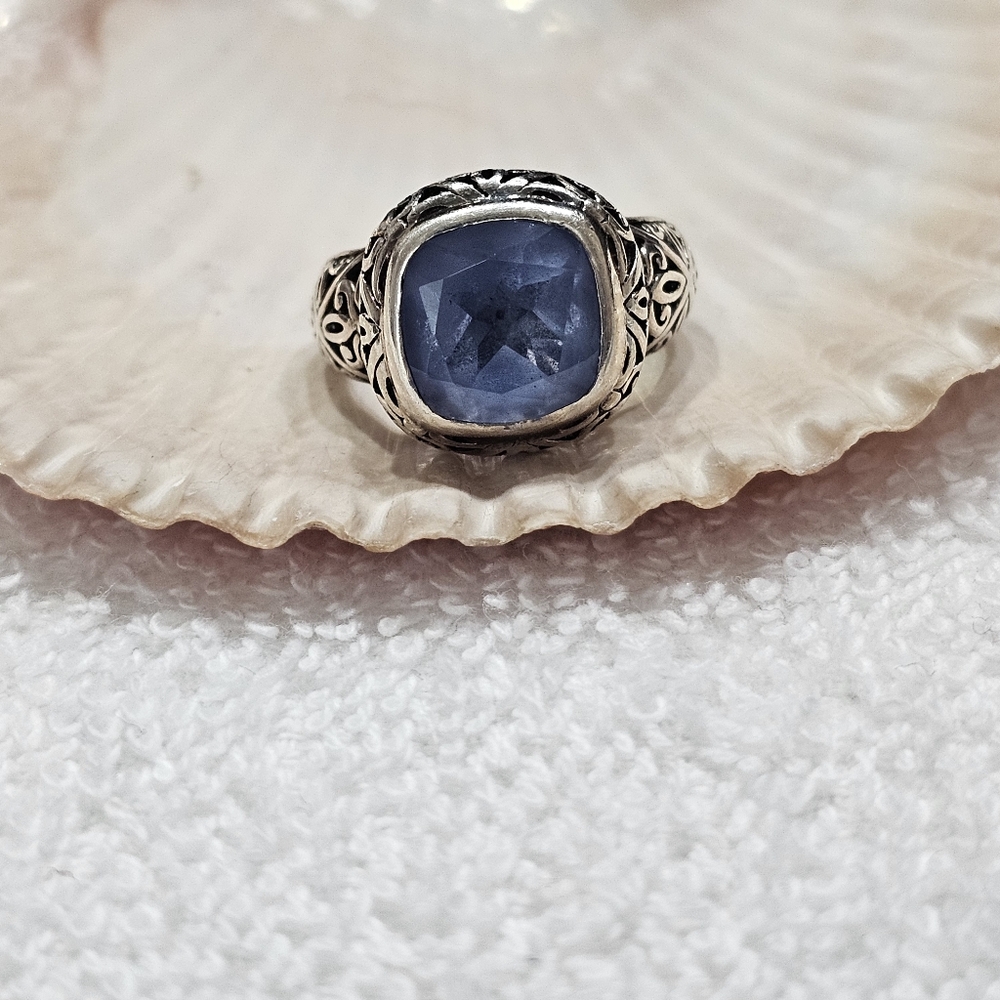 Janice Girardi JGD Vintage Topaz Ring Size 6 - Picture 4 of 10